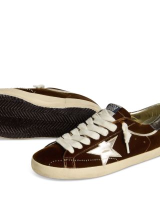 Women's Super Star Velvet Up Low Top Sneakers