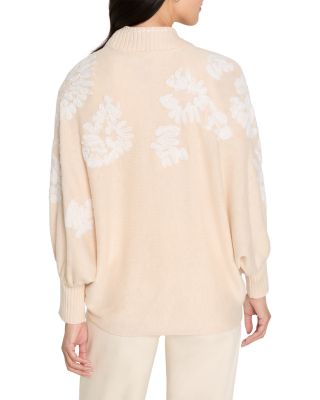 Embroidered Cardigan Sweater