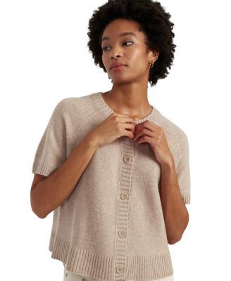  Women's Wool Cashmere Light Button Cardigan