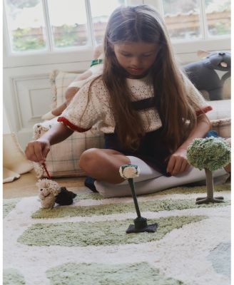 Lorena Canals Wouf Wouf Washable Play Rug Hyde Park&nbsp; 2'11"x4'3" Area Rug