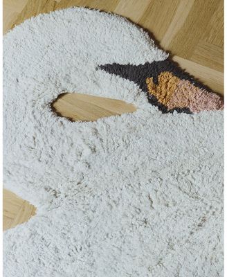 Lorena Canals Swan Lake Washable Swan Rug 3'11"x3'3" Area Rug