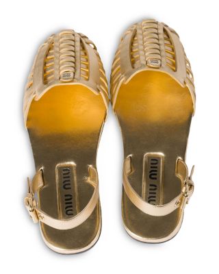 Women's Huarache Slingback Flats