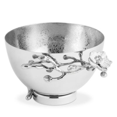 Silver Orchid Small Bowl