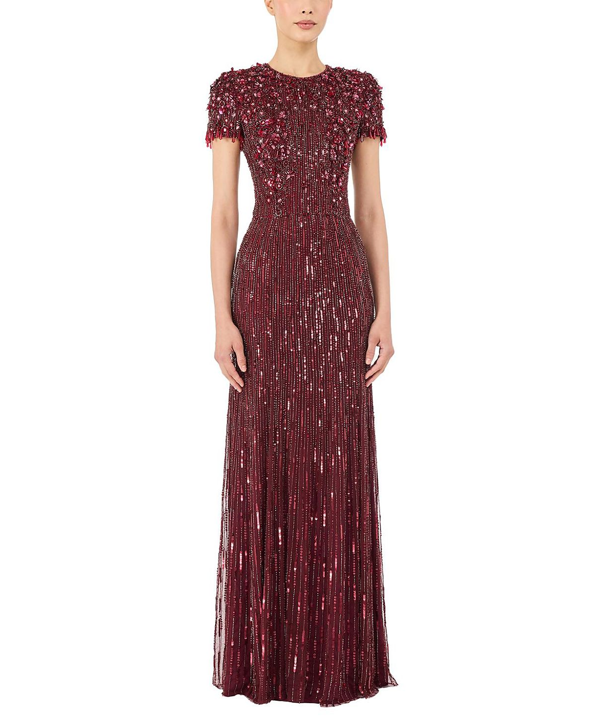 Jenny Packham Eliza Beaded Maxi Dress