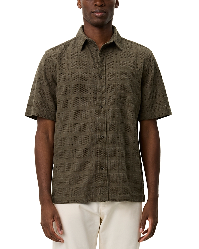 Les Deux Charlie Stripe Short Sleeve Shirt