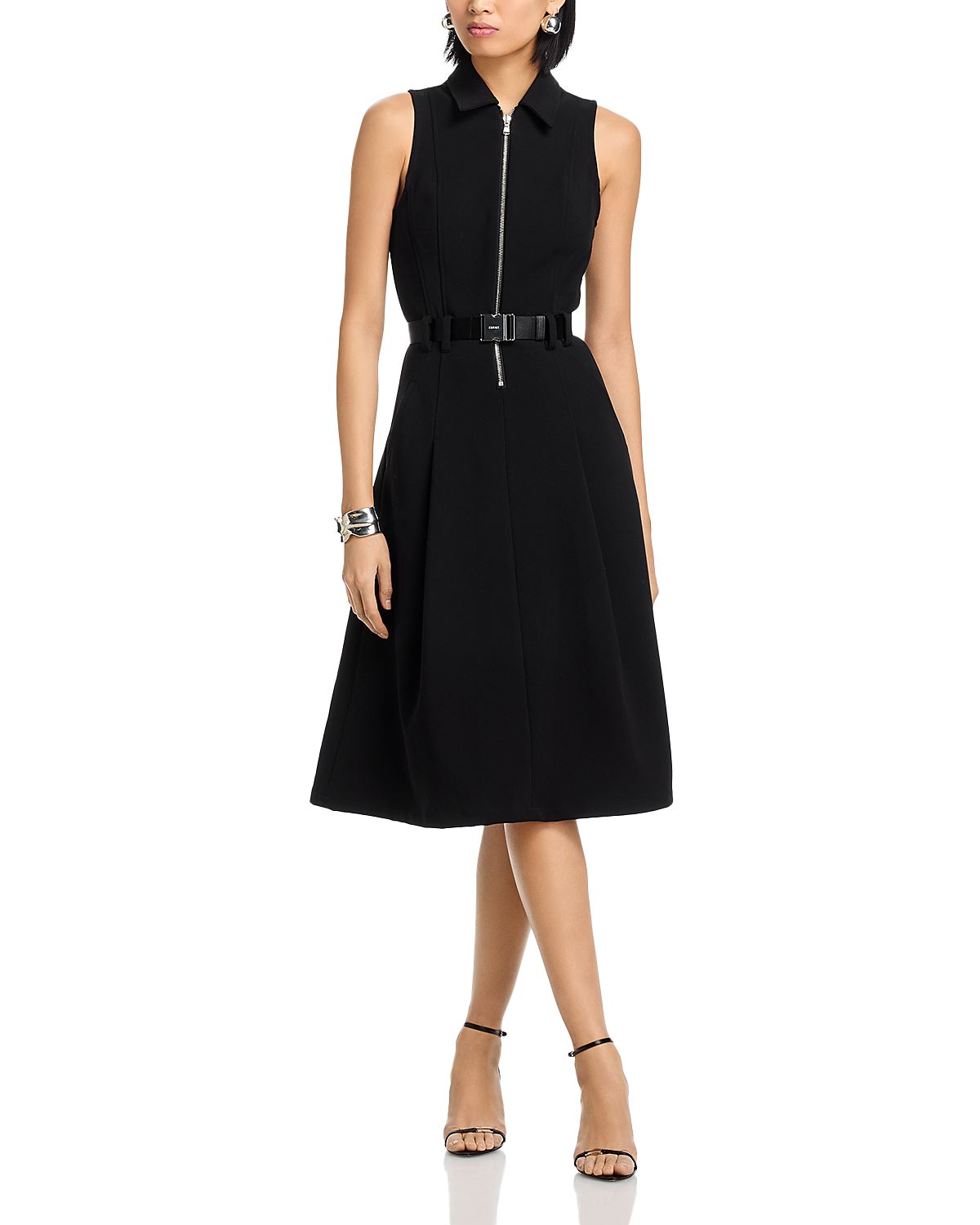 L'Agence Kylo Belted Shirt Dress