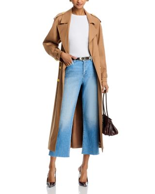 Wanda Mid Rise Cropped Wide Leg Jeans in Anaheim