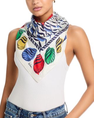 Sail Away Silk Square Scarf