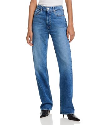 Stevie High Rise Straight Leg Jeans in Bonjour