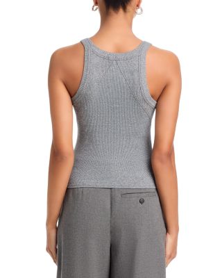 The Essential Rib Wide String Tank Top