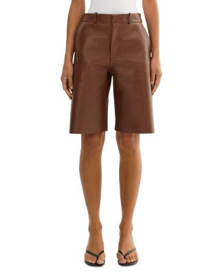 Leather Bermuda Shorts