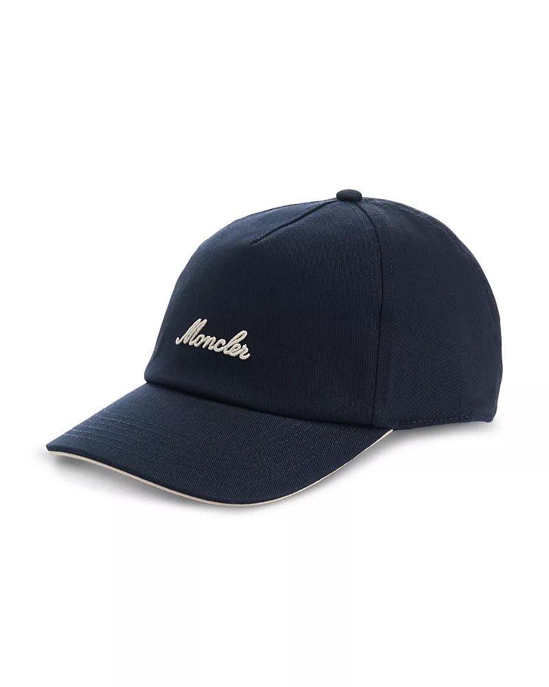 Moncler Baseball Hat in Cotton Gabardine