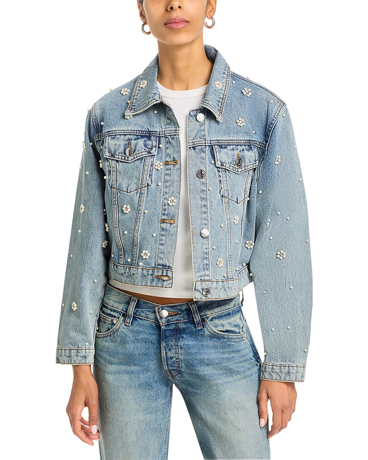 Steve Madden Embellished Blu Jacket