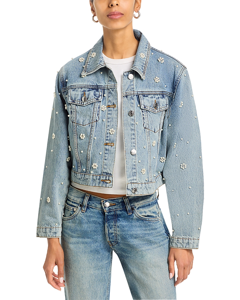 Steve Madden Embellished Blu Jacket