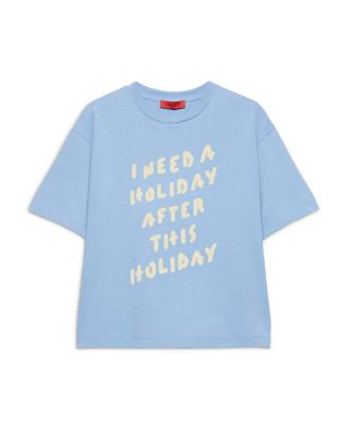 Boxy Crewneck T Shirt