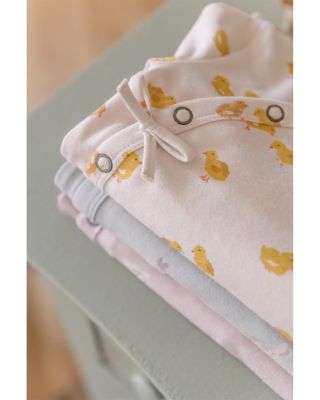 Unisex The Littles Printed Kimono Romper - Baby