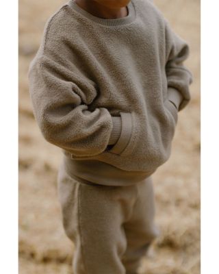 Unisex Teddy Fleece Dropped Shoulder Sweatshirt - Baby