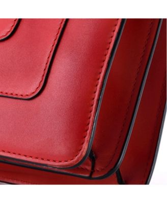  Medium Serpenti Forever Square Shoulder Bag Leather