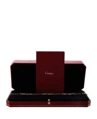  Small Santos de Cartier Chain Necklace 18K Gold, 22"