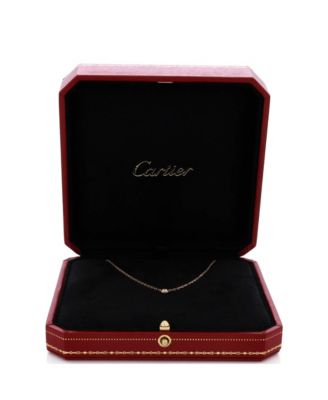  Small Cartier D'Amour Pendant Necklace 18K Rose Gold with Diamond, 14.75 - 16"