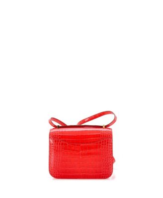 18 Constance Bag Shiny Alligator