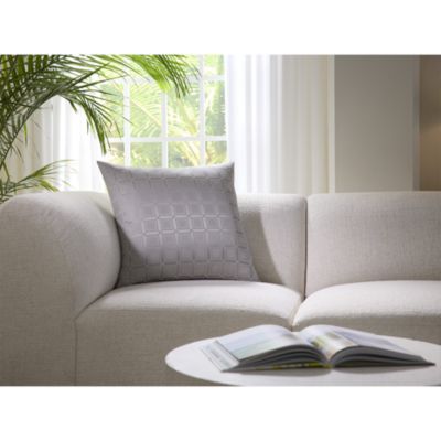 Imperali Cotton Silk Jacquard Decorative Pillow, 22" x 22"