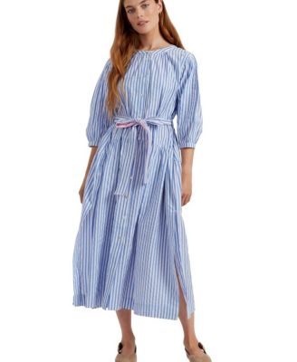  Women s Cotton Oxford Stripe Dress