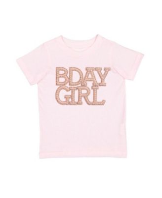 Girls' Pearl BDay Girl Patch Short Sleeve T-Shirt - Baby, Little Kid, Big Kid