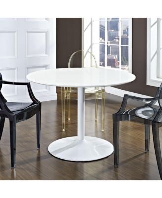  Revolve Round Wood Dining Table