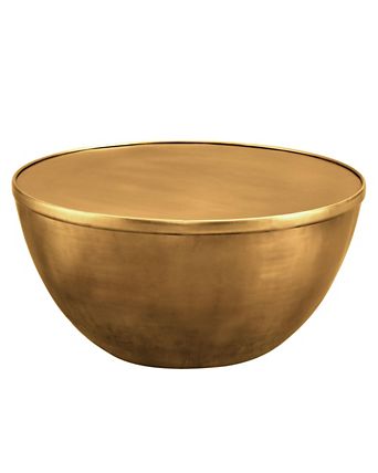 Viora 32 Inch Metal Storage Coffee Table