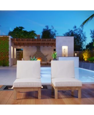  Marina Outdoor Patio Teak, Set of 2