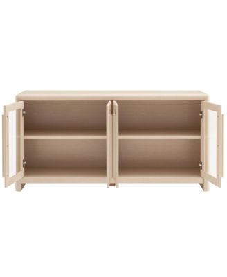  Evren 4-Door Sideboard Storage Display Cabinet
