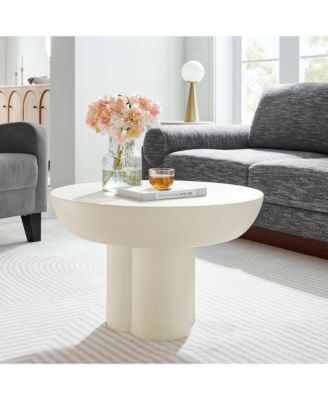  Caspian Round Concrete Coffee Table