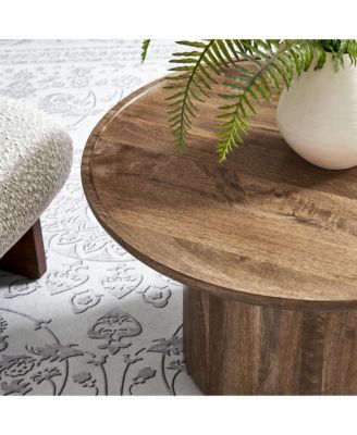 Holloway 30" Round Wood Coffee Table