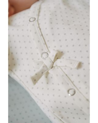 Unisex Long Sleeved Printed Kimono One Piece Bodysuit - Baby