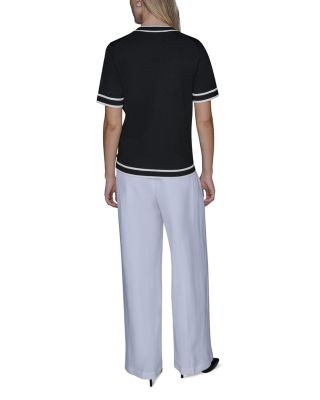 Short Sleeve Knit Top