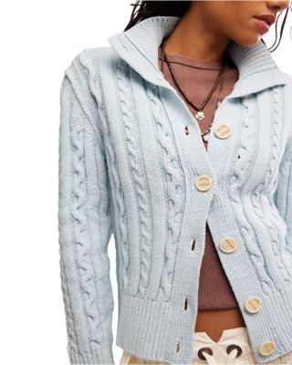 WTF Cable Collar Cardigan