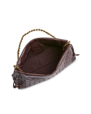 Dustbag Notte Intrecciato Leather Shoulder Bag