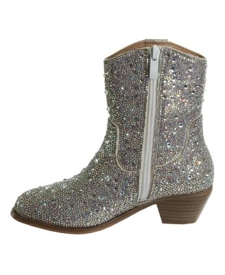 Girls' Glittery Rhinestones Dress Boots - Little Kid, Big Kid