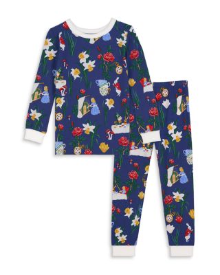 Unisex Printed Long Sleeve Pajama Set - Little Kid, Big Kid