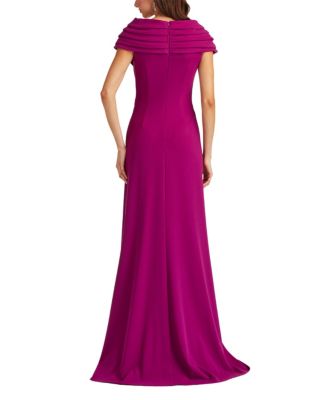 Talise Waterfall Flounce Gown