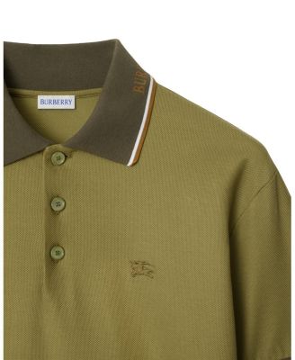  Logo Collar Cotton Polo Shirt