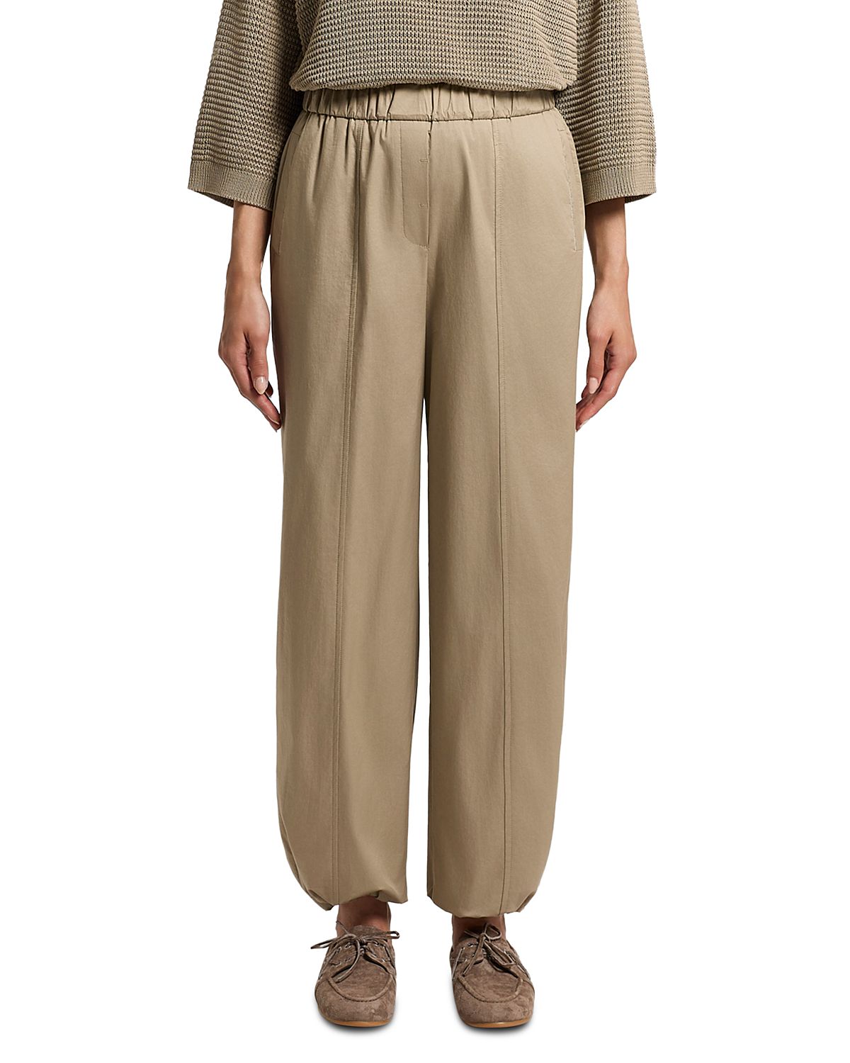 Peserico Pull On Elasticized Hem Pants
