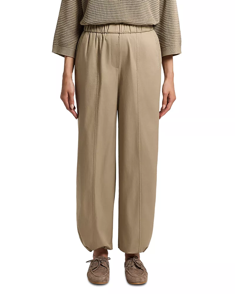 Peserico Pull On Elasticized Hem Pants