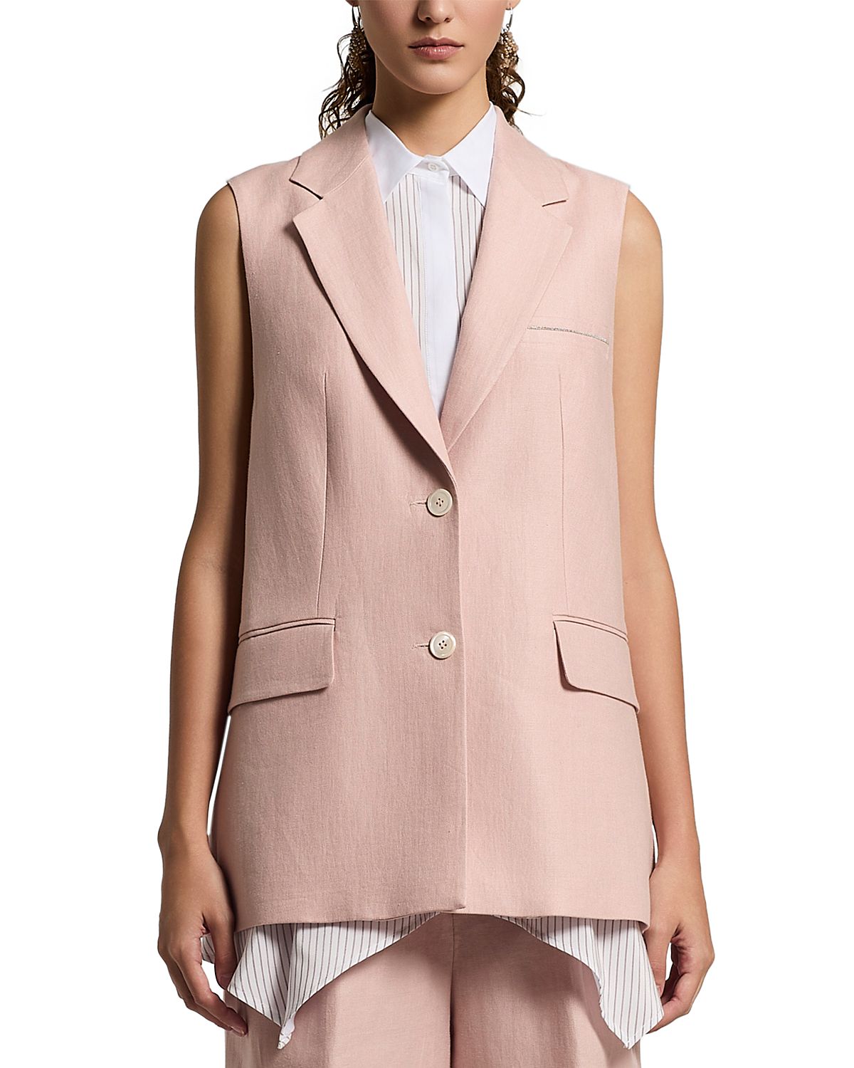 Peserico Single Breasted Blazer Vest