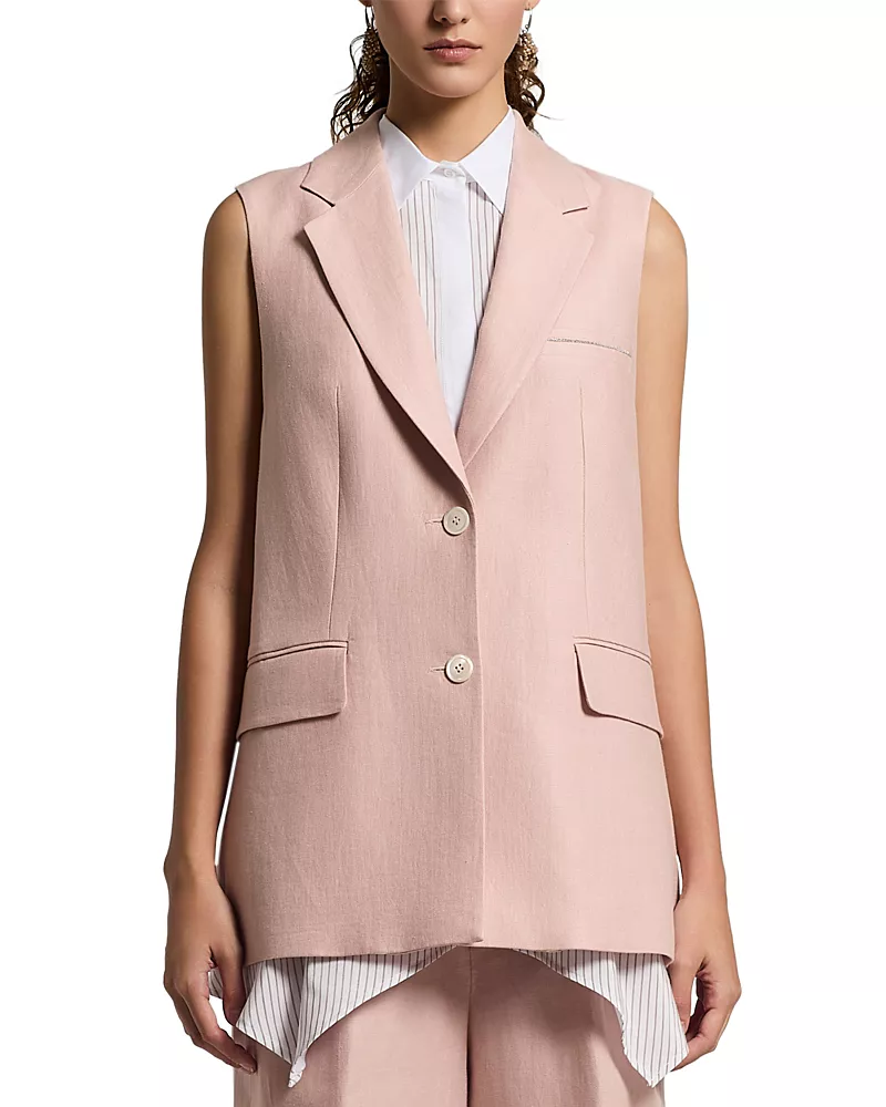 Peserico Single Breasted Blazer Vest