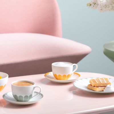Fleur Soleil Espresso Cup Saucer