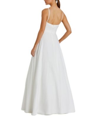 Classic A-Line V-Neck Ballgown