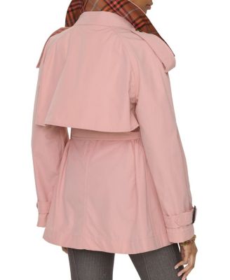 Check-Stitch Nylon Delley Puffer Jacket