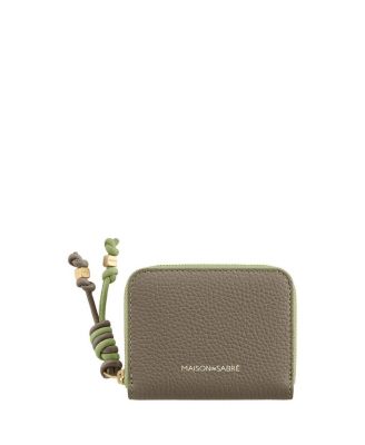 Small Leather Zipped Wallet